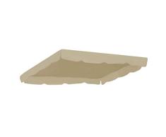 Toldo de Repuesto Para Columpio de Jardín 3 Plazas 210D Oxford Impermeable Columpio Toldo Cubierta Superior de Repuesto, Cubierta de Hamaca Para Jardín Al Aire Libre Patio Porche 164X114X15CM, Beige