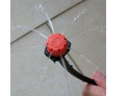 50Pcs / Lot de jardín Rociadores de riego nebulización Flow Micro Gotero goteo cabeza ajustable Botón de agua del sistema de irrigación Gotero