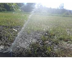 Krain Superpro - Aspersor de riego, color negro