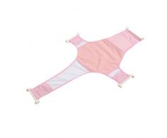 LINNUO Asiento Baño del Bebé Hamaca de Baño Recién Nacido Red de Soporte para Bañera Baño de Seguridad Accesorios de Baño Bebé (Pink)