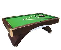 Simba Srl Mesa de Billar Juegos de Billar Pool 8 ft Carambola Medición 220 x 110 cm Leonid Nuevo embalado Disponible Verd!MAS Vendido