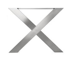 Mesa estructura acero inoxidable tux900 - Mesa Pata Pata estructura 890 mm de ancho de estructura Cruz