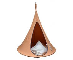 Cacoon - Silla colgante infantil, color naranja
