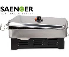 Especial de Luxe mesa preparado para ahumar alimentos horno y parrilla de acero inoxidable