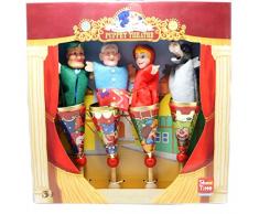 Teatro de marionetas PEQUEÑO ROJO EQUITACIÓN CAPUCHA Marionetas de mano Marionetas de cuento de hadas Marioneta Espectáculo