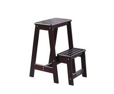 lmnbv Taburete Plegable De Madera Maciza, Taburete De Madera Maciza, Escalera De Madera Maciza, Taburete Ascendente