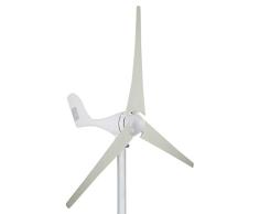 Cueffer 100W 12VGenerador de Turbina Eólica Aerogenerador de 3 Palas Generador de Turbina de Viento de Controlador de Carga MPPT para Alimentación Suplementaria Wind Turbine Generator