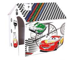 John 86257 Cars - Casa de juegos fabricada en cartón para colorear