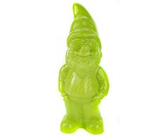 RAKSO Enano de jardín Verde neón 34 cm PVC Enano Jardín Figura jardín