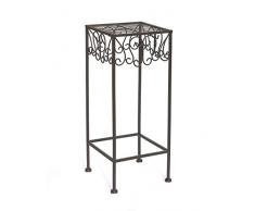 DanDiBo flores taburete Metal 140127 – Soporte para flores 50 – 60 cm plantas soporte taburete mesa auxiliar, metal, S - 50 cm