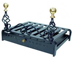 Imex El Zorro 10916 - Parrilla para chimenea con cajón (46 x 36 cm)