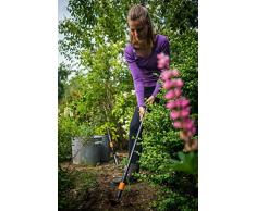 Fiskars Azada doble, Cabezal de herramienta QuikFit, Longitud: 18,5 cm, Cabezal de acero, Negro/Naranja, QuikFit, 1000735