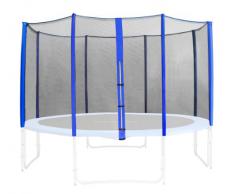 Red de segurida azul para trampolín de jardín 1,85m -4,60m - diferentes tamaños - SN-466 - Size 3,05 m 3L