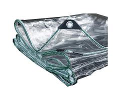 NANFENG Lonas Transparente, Invernadero a Prueba de Lluvia Toldos de Plantas Tela Cubiertas Plástico Exterior Jardín Toldo Aislamiento Térmico A Prueba de Polvo 300 G/M², 0.5 mm,1.6 * 2