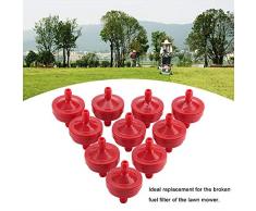 10 UNIDS Filtro De Combustible Cortacésped Filtro De Gas Cortador De Césped Repuestos Para Briggs & Stratton 298090 298090S 1/4"Línea De Combustible