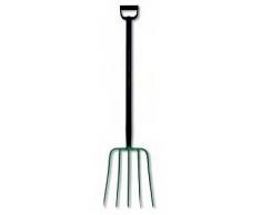 Flores Cortés - Horca 5 puas mango metalico