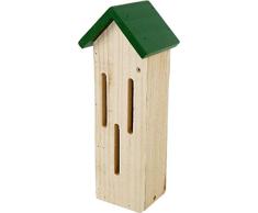 Home Collection Hogar Muebles Accesorios Decoración Jardín Casa Rural Nido Caja para Insectos Mariposas Mariquitas 11 x 9 x 30 cm
