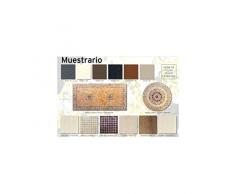 Mesa de jardín Marbella - Verde 45, Pie de mesa con mosaico de piedra natura grande