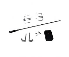 Barbecook 223.6136.800 - Pincho asador con accesorios para barbacoa de gas