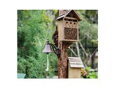 YUQQZ Hotel para Insectos Madera - Observatorio De Insectos 29 X 20 X 11 Cm - Casa Natural Caja De Madera para Insectos, Casa Nido para Abejas Y Mariquitas, Ideal para JardíN