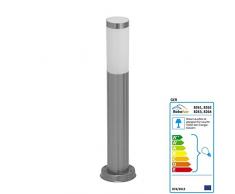 Rabalux manera ligera Inox antorcha Color: Acero / blanco diámetro iluminación exterior de acero: 110