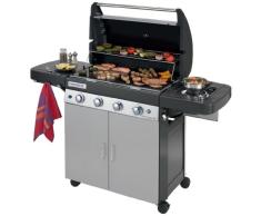 Campingaz 4 Series Cast Iron EXS - Barbacoa (12800 W, Barbacoa, Gas, 2300 W, 3500 cm², hierro fundido)