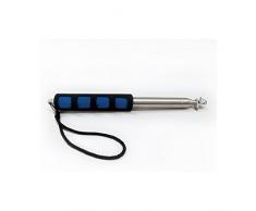 Koedu 1,6M Bandera Telescópico Polo Manga de Viento Asta Poste Extensible Decoración Hogar (blue)