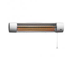 AEG 183820 IWQ 121 por infrarrojos de cuarzo-calentadores para el cuarto de baño, 2 niveles de temperatura, 1200 W, colour gris, 234820