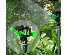 DN15 plástico Swing brazo giratorio Boquilla de agua 360 Degree Ángulo ajustable césped jardín riego boquilla