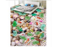 Papel Tapiz Personalizado Foto Piso 3D Impermeable Autoadhesivo Mural Adoquín 3D Papel Pintado Del Piso De Estilo Chino Sala De Estar Decoración 450X300cm