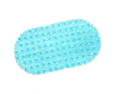 qwyh89 Estera del Cuarto de baño del Piso del Guijarro del Piso del adoquín de la Estera Oval del baño de la Piedra Transparente, los 66 * 36cm, Verde
