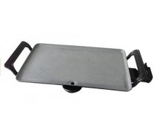 Plancha asar revestimiento piedra 2000W grill electrica antideslizante 46x26cm