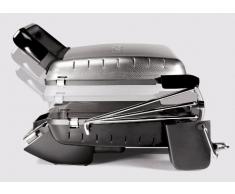 Rowenta GR6010 Parrilla Eléctrica con Termostato, Acero Inoxidable, Plateado/Negro, 1 Unidad
