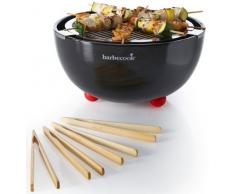 Barbecook Joya - Barbacoa (Barbacoa, Carbón Vegetal, 26 cm, Mesa, Parrilla, Negro)