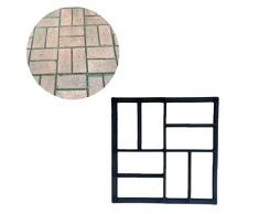tJexePYK DIY Hormigón Plaza Paseo Fabricante De Stepping Stone Molde Reutilizable Patio Camino del Fabricante del Molde del Césped del Jardín Loseta De Moldes Color Negro