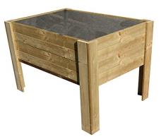 AD servicios Mesa de Cultivo (huerto Urbano) Especial hortalizas Profundas 120x80x80 cm 40 cm Profundidad