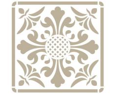 Stencil Mini Deco Fondo 077 Azulejo Iberia 11. Medida exterior del stencil: 12 x 12 cm Medida del diseño: 9,5 x 9,5 cm