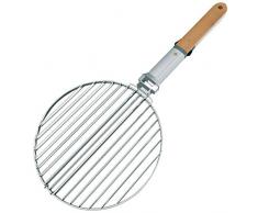 CAMPINGAZ 205817 - Parrilla para Barbacoa Redonda, Mango Doble de Madera (40 cm)