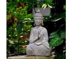 Estatuas para Jardín Adornos Estatua De Buda Sakyamuni Zen Jardín Esculturas Jardinería Big:29 * 19 * 53CM