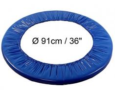 QL1 (R) trampolín borde protector para mini de cama elástica (Diámetro: 91 cm/36) Indoor cama elástica trampolín de jardín Fitness de exterior de trampolín infantil cama elástica con marco acolchado borde acolchado cubierta