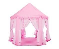 househome Carpa Princesa Carpa Princesa con luz LED de Estrella Carpa Infantil Bolas Bolas de Carpa Carpas Infantiles Jugar Castillo