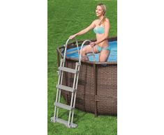 Bestway 58330 - Escalera para Piscina Desmontable 107 cm