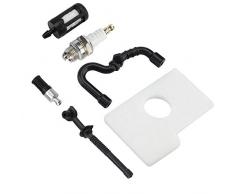 TOPINCN Kit de reemplazo de Filtro de Aceite de Combustible y bujías de Aire para Stihl 017 018 MS170 MS180 Motor Motosierra asequible Cortacéspedes Piezas Accesorios
