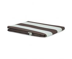 Carillo Sophia M892 - Toldo con ollaos, para exterior, diseño de rayas (150 x 250 cm)