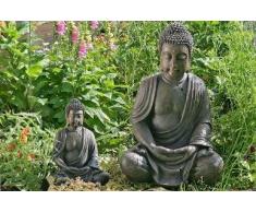 Boltze - Escultura de buda para jardín (70 cm)