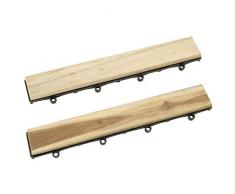 PAPILLON 8043710 Borde Remate Para Loseta Madera Teca (Hembra)