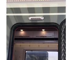 Vislone 12V RV LED Toldo Porche Luz A prueba de agua Autocaravana Caravana Interior Lámparas de pared Barra de luz RV Van Camper