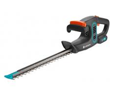 GARDENA EasyCut Li 9836-20 Tijeras cortasetos tijeras para arbustos con potente batería de 14,4 V, con mango ErgoTec y protector contra impactos