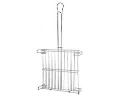 SATURNIA 8160128 Parrilla Barbacoa Doble 35x35 cm