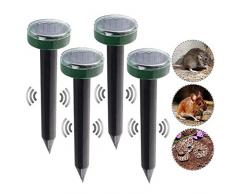 No logo Yinxinhui 4pcs Rata Topo Repelente Solar Reflector ultrasónico de Spike Jardín de plagas de disuasión